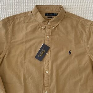 Ralph Lauren Camel Button-Down Shirt